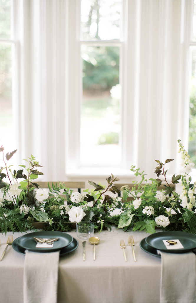 Full floral table runner - Wylde Flowers