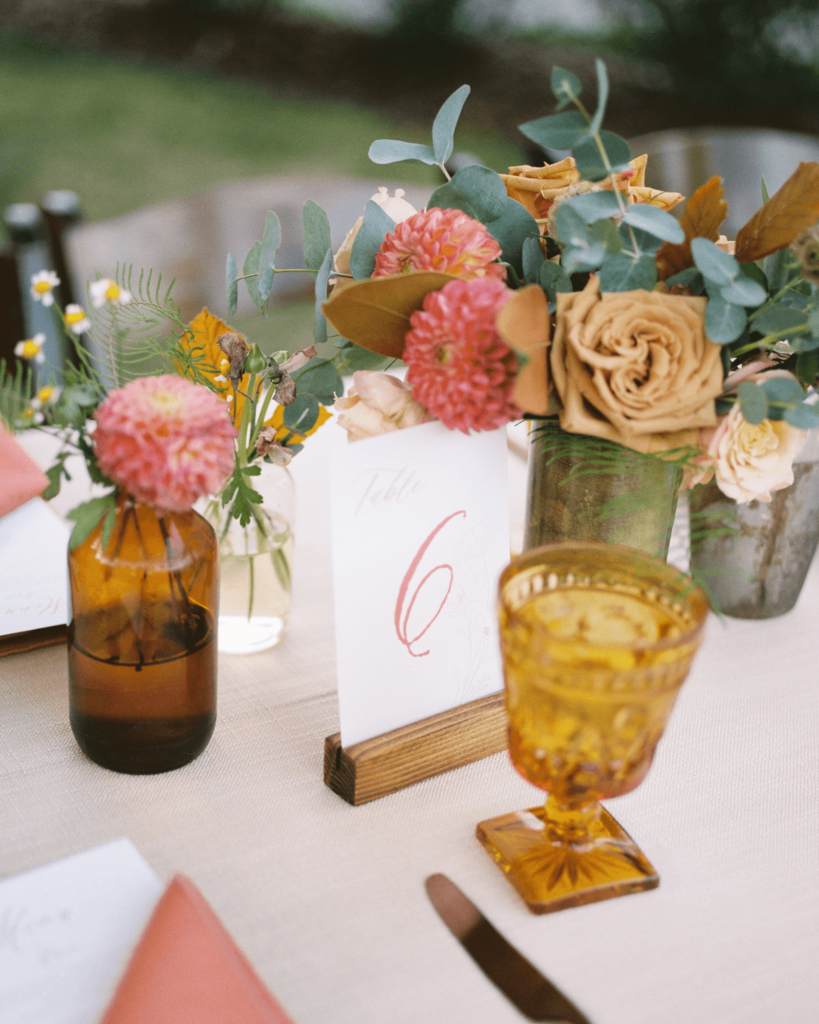 Corrie-and-Kevins-Fall-McAlister-Leftwich-House-Wedding-Kelsey-Nelson-Photography-Boho Tablescape