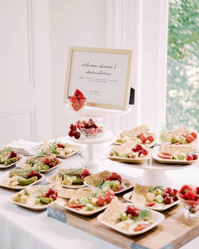 Corrie-and-Kevins-Fall-McAlister-Leftwich-House-Wedding-Kelsey-Nelson-Photography-Cheese Display