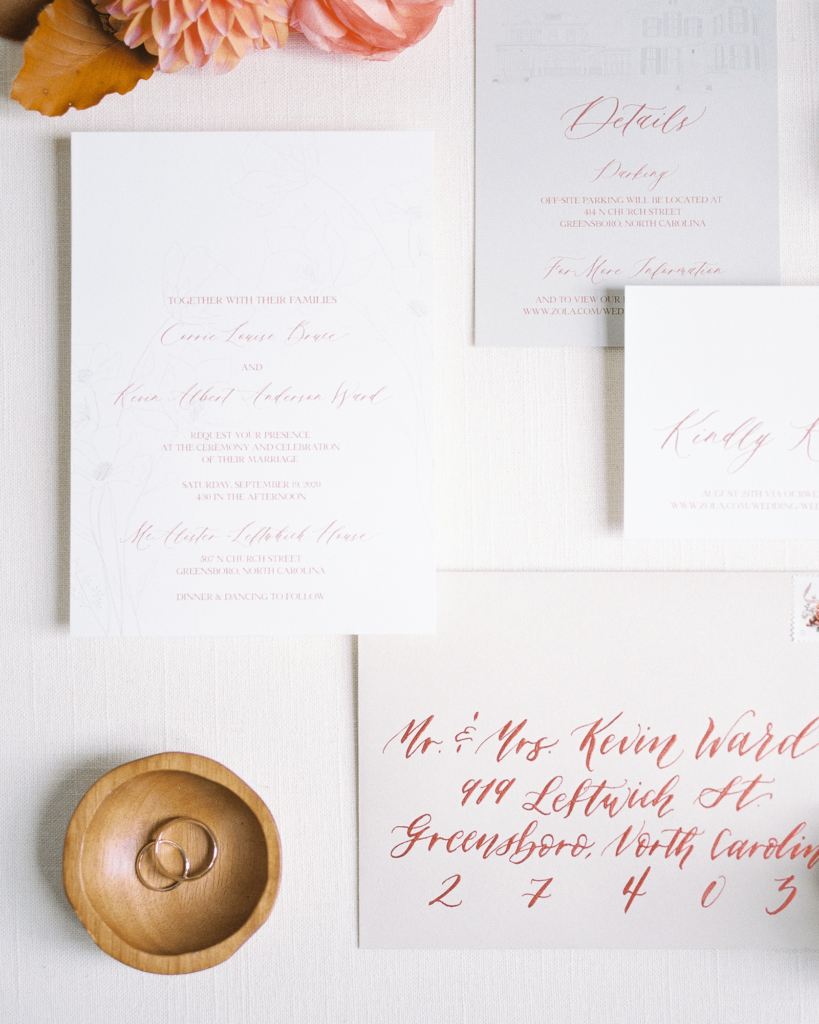 Corrie-and-Kevins-Fall-McAlister-Leftwich-House-Wedding-Kelsey-Nelson-Photography-Stationery Suite